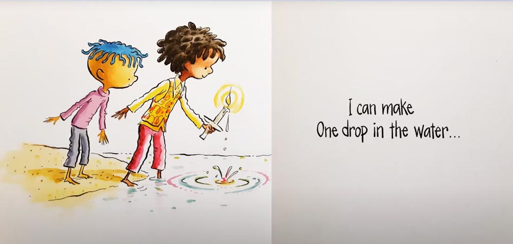 Page from Susan Verde’s book I Am One