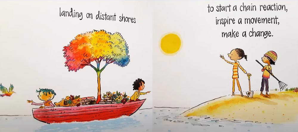 Page from Susan Verde’s book I Am One